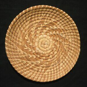Tohono O'odham PAPAGO Southern Arizona Woven Plate - 10 1/8" x 1 1/8"